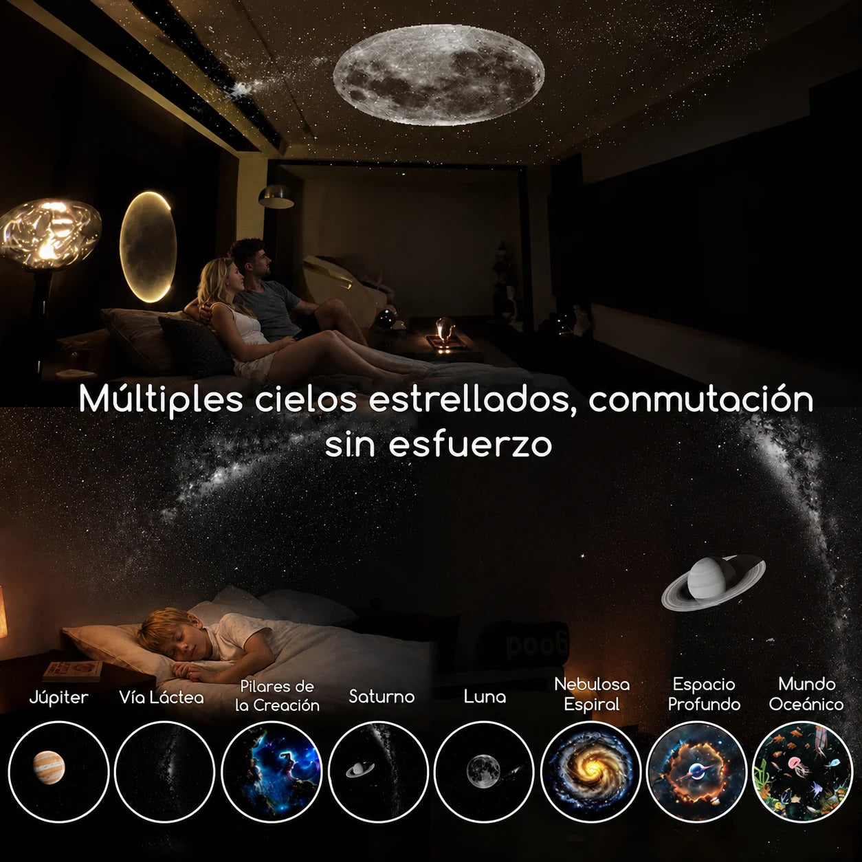 Lunara™ Proyector Espacial Relajante